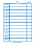 goal chart